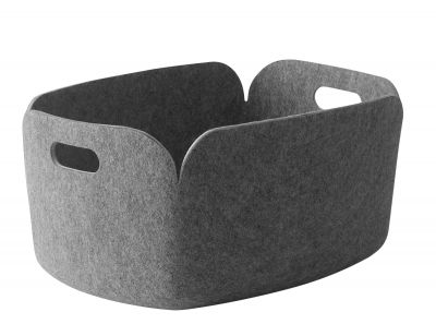 Restore Storage Basket boîte de conservation Muuto Gris Mélange